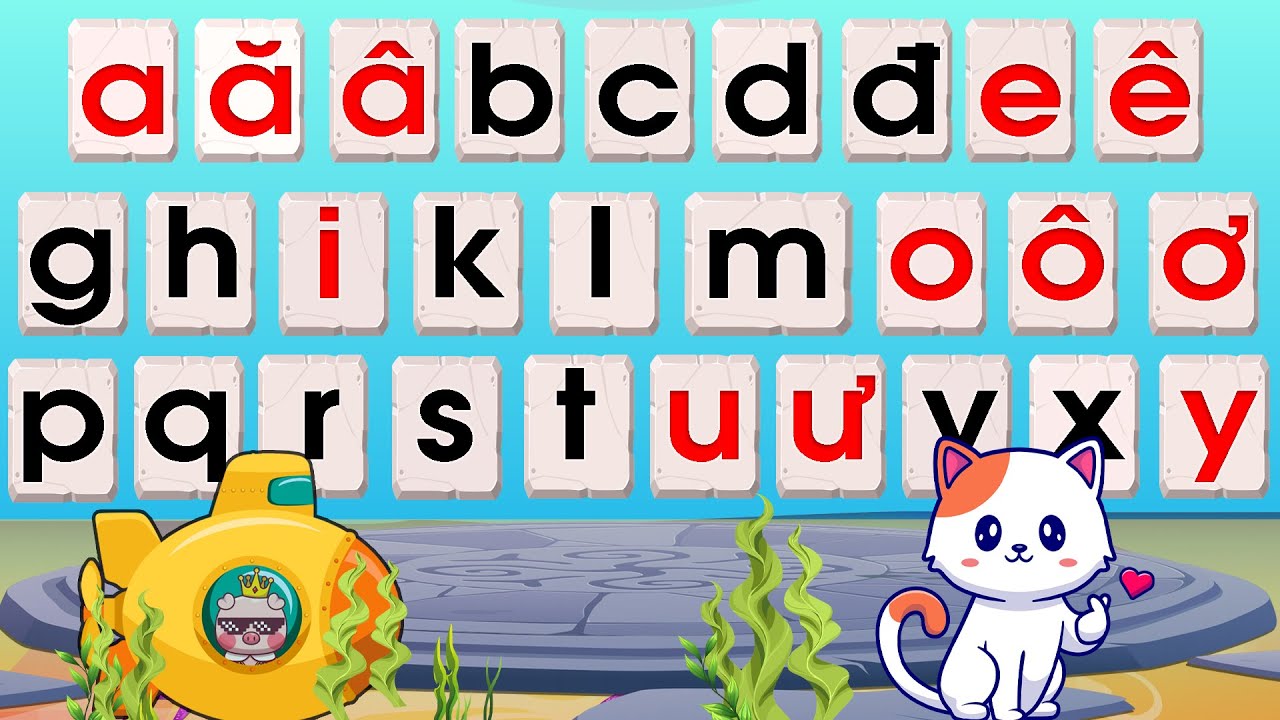 Tự học bảng chữ cái tiếng việt abc | 29 chữ cái tiếng việt