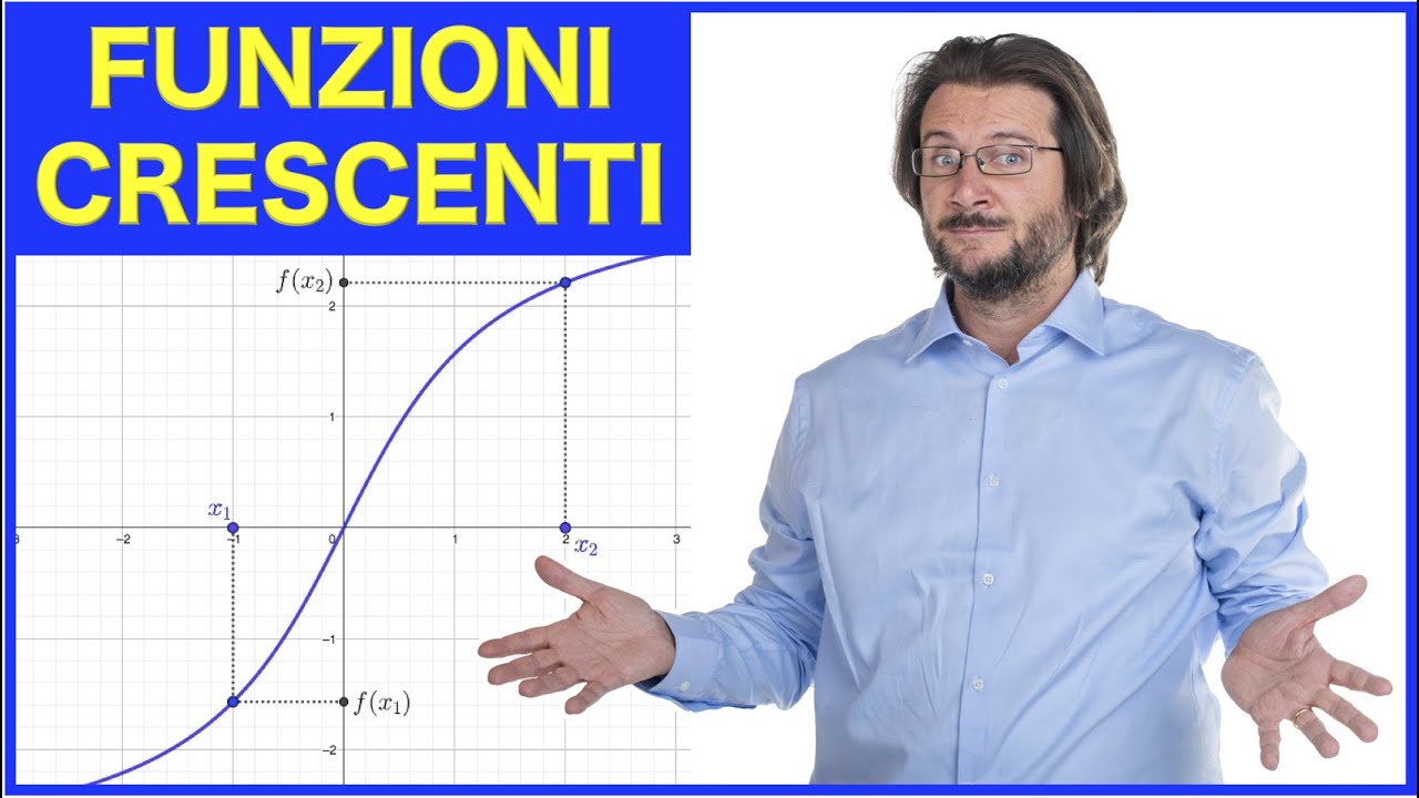 Funzioni crescenti, definizione e esempi