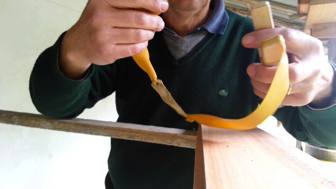 AMARRAÇÃO NA FORQUILHA E MEDIDAS DAS FITAS= Senhor do Estilingue=