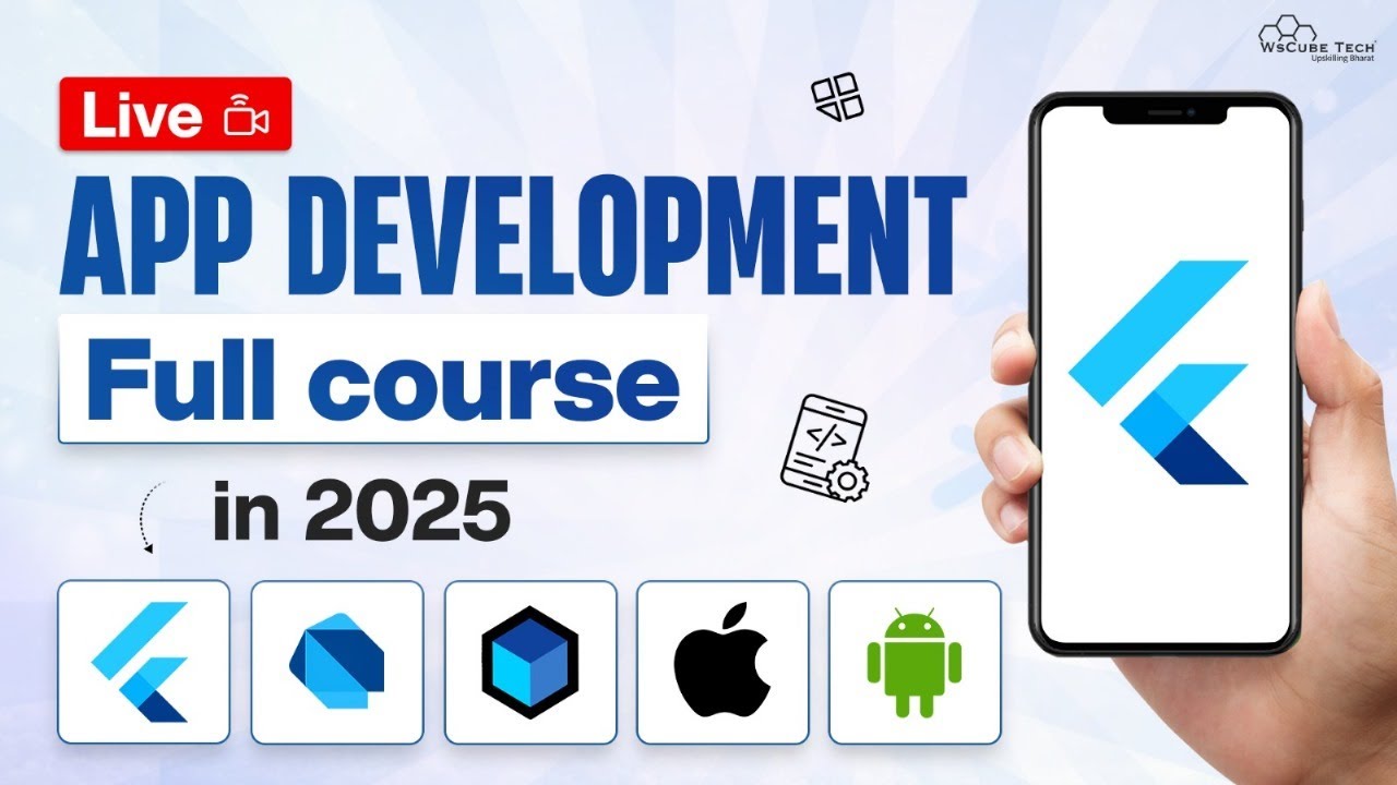 🎯 App Development Full Course 2025 | 9+ Projects, 15+ Assignments | Enroll Today!