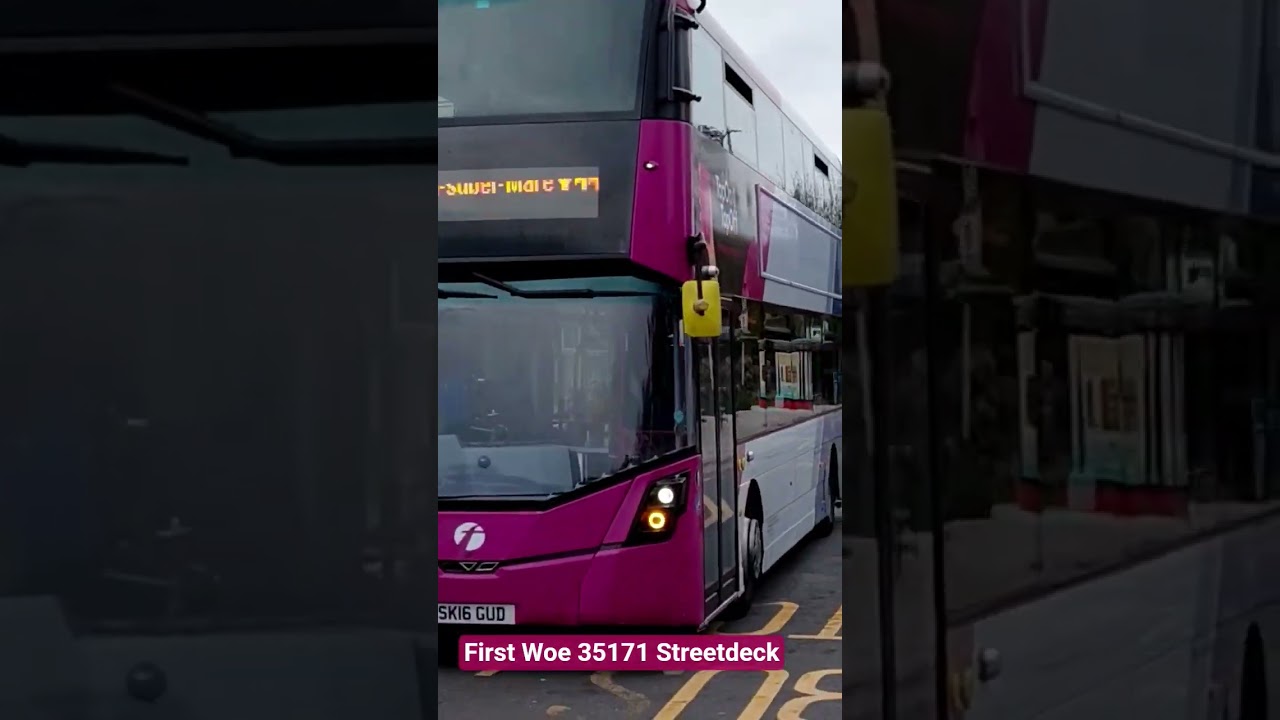First Woe Streetdeck 35171 in Weston-super-Mare #busspotter #firstgroup #firstwestofengland #bus