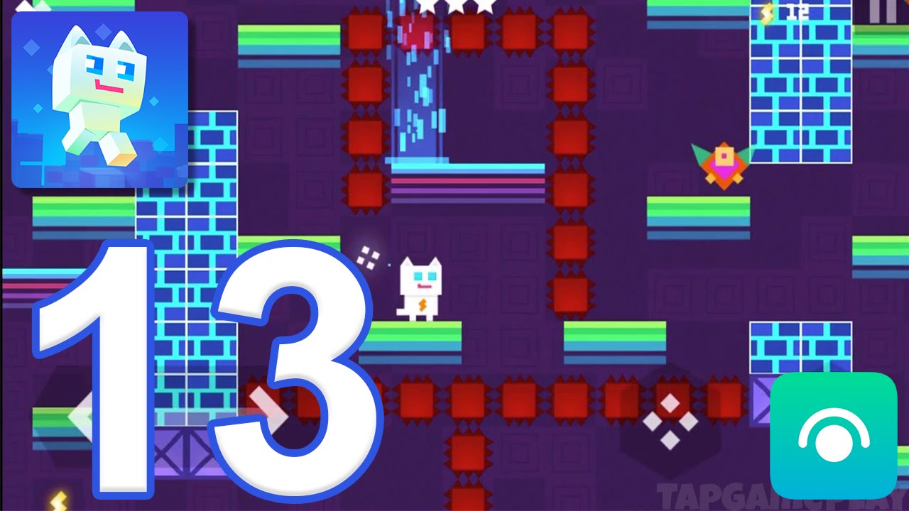 Super Phantom Cat - Gameplay Walkthrough Part 13 - Iceworld: Levels 6-7 (iOS)