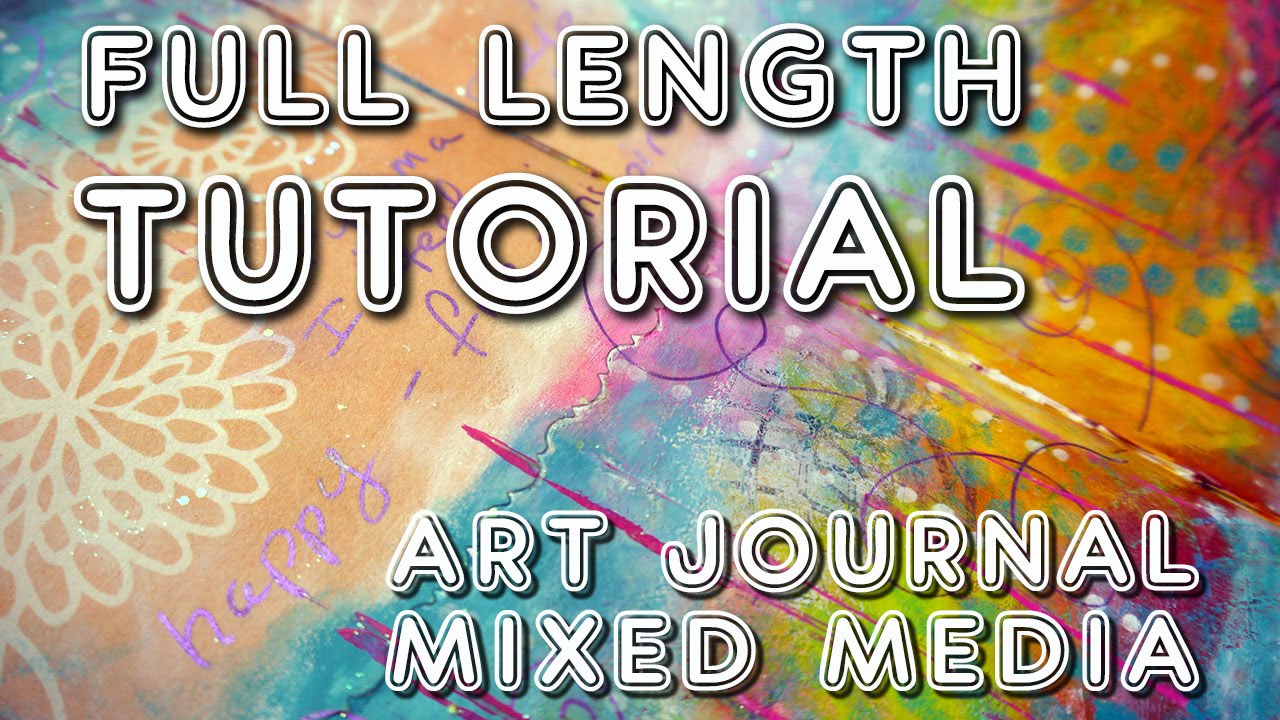 Studio Time 9 - ''Pyjama Day'' art journal mixed media tutorial