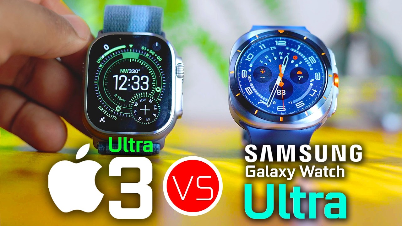 Apple Watch Ultra 3 и Samsung Galaxy Watch Ultra: практическое сравнение