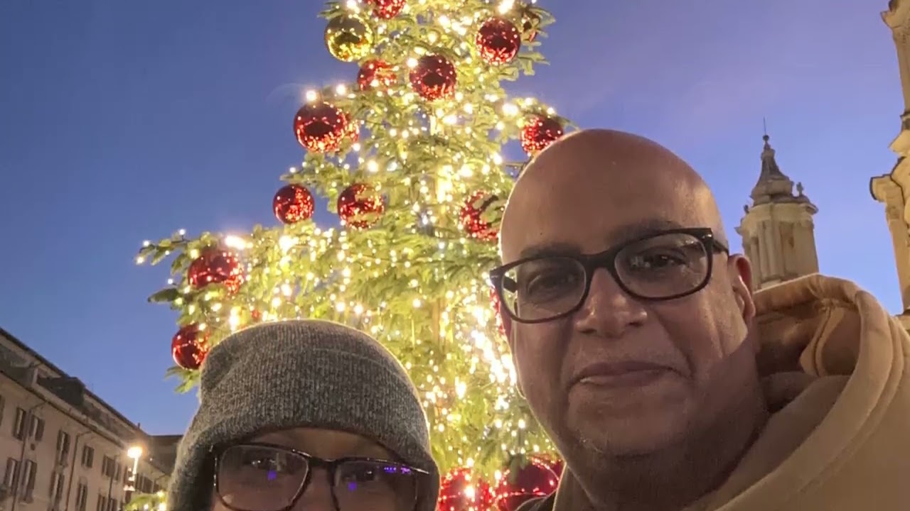 A walking tour in Rome, Italy. December 2024. Cosmos.com , European highlights Christmas tour.