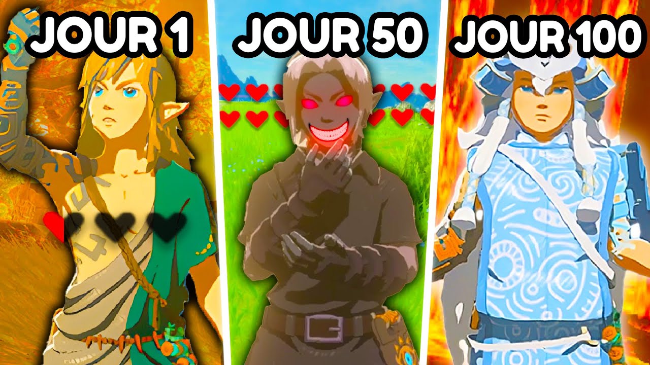 J'ai survécu 100 jours sur Tears of The Kingdom... Voici ce qu'il s'est passé