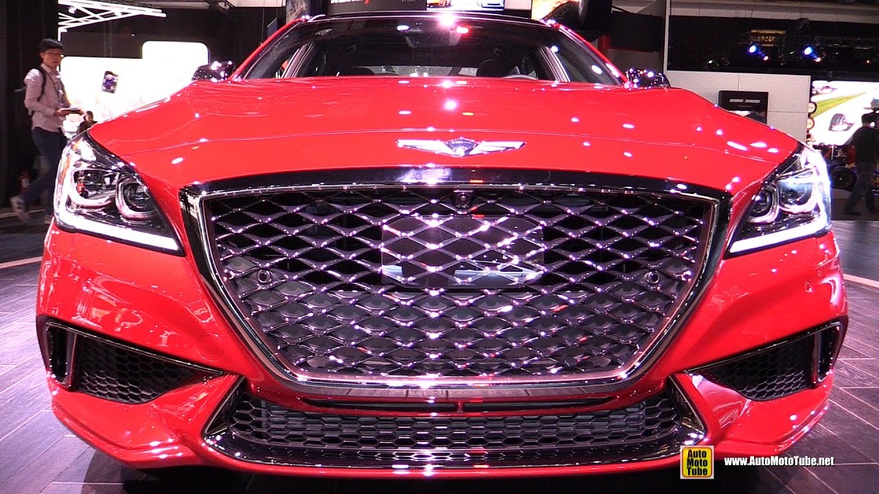 2018 Genesis G80 Sport - Exterior and Interior Walkaround - 2017 Detroit Auto Show