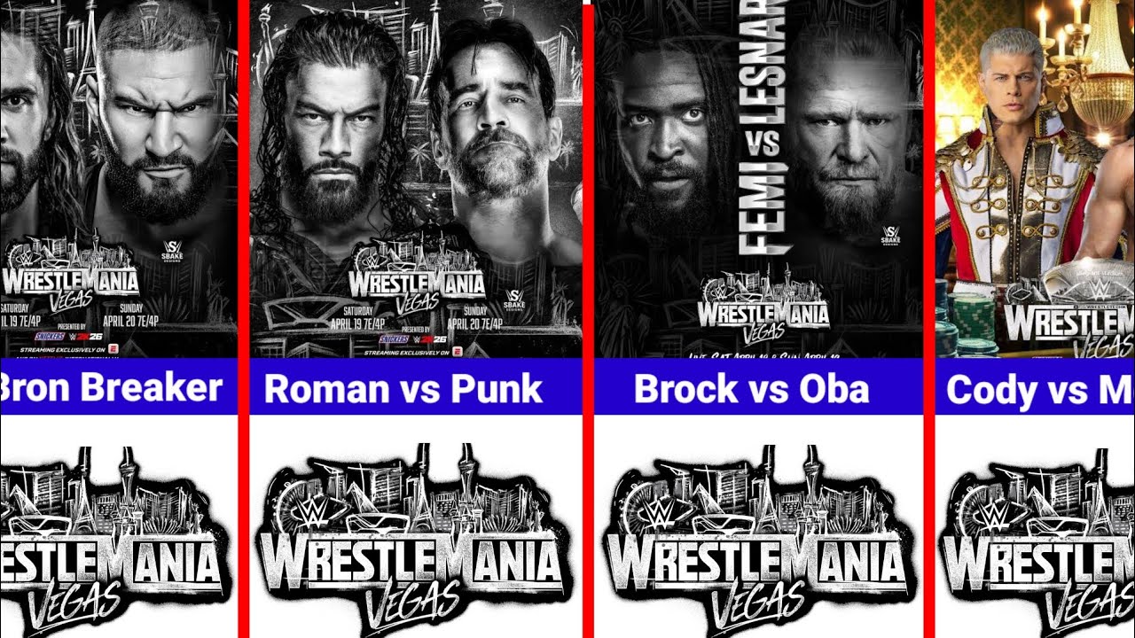 Прогноз состава матчей WWE WrestleMania 42 после Royal Rumble 2026