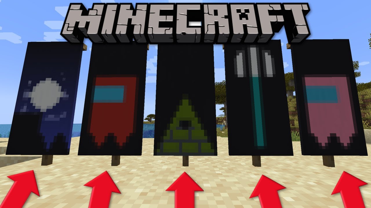 6 ОТЛИЧНЫХ ИДЕЙ ДЛЯ БАННЕРА MINECRAFT 1.18 || BanerKraft #1
