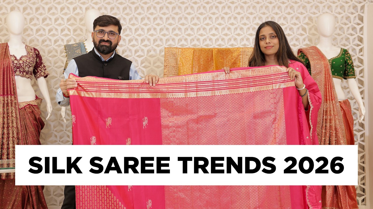 NEW Silk saree trends 2026 - Kanjivaram, Banarasi, Tissue, Modern Silk | Silk Saree Collection
