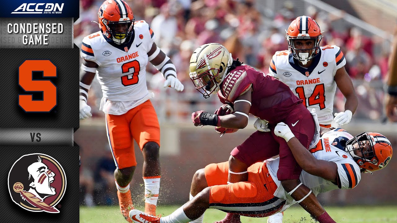 Syracuse vs. Florida State Condensed Game | 2021 ACC Football