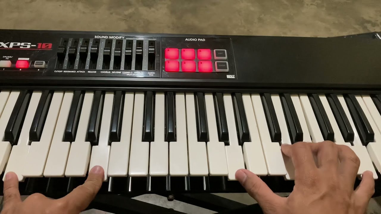 Roland XPS10 || How to layer || Tagalog||  Piano + Pads