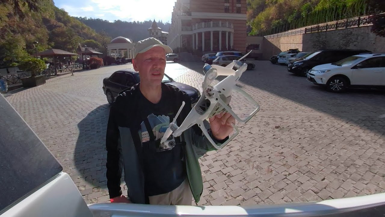Brand new DJI Phantom 4 Pro V2 drops dead out of the sky on parking lot on 1st flight