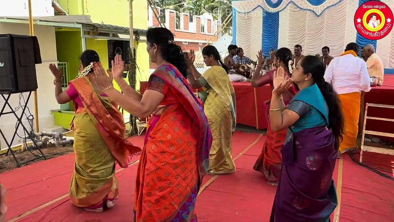 🔴 தாழ மலரெடுத்து தங்கரளி பூவெடுத்து - கும்மி பாடல் - Covai Shanmugam Bhajans | #kummi #dance 🙏