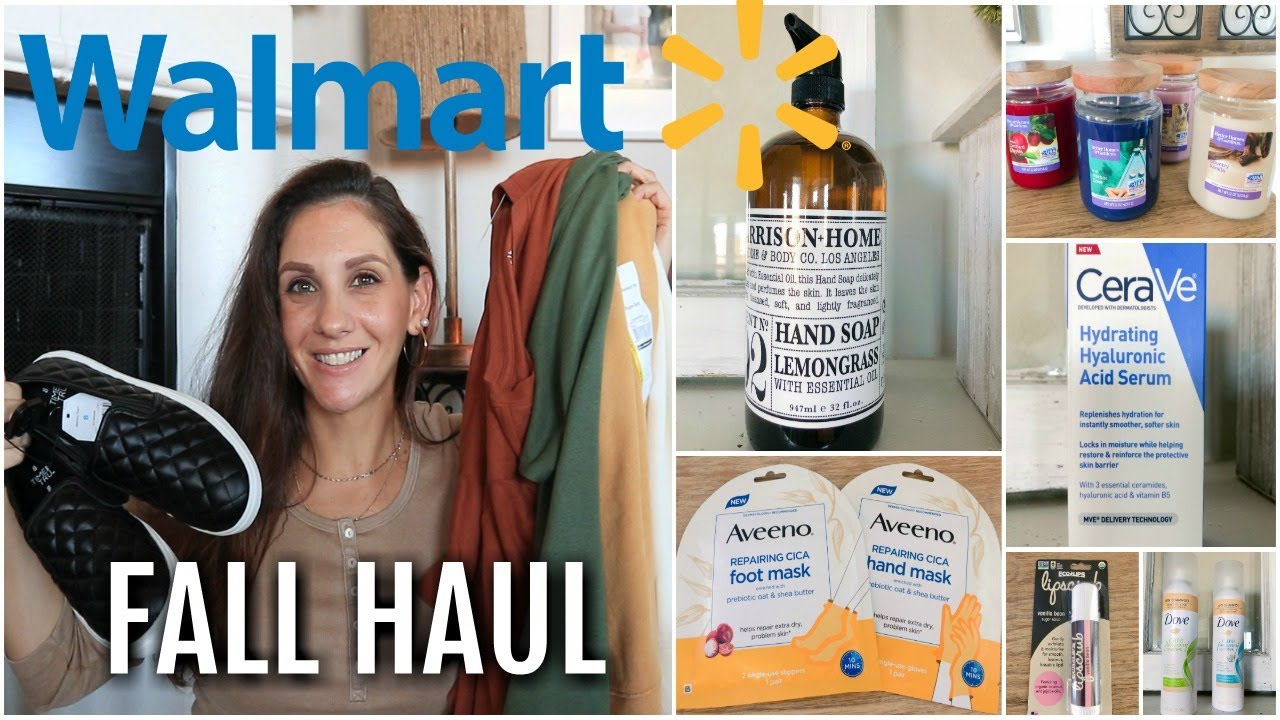 WALMART FALL HAUL | FALL CLOTHING & SKIN CARE FINDS
