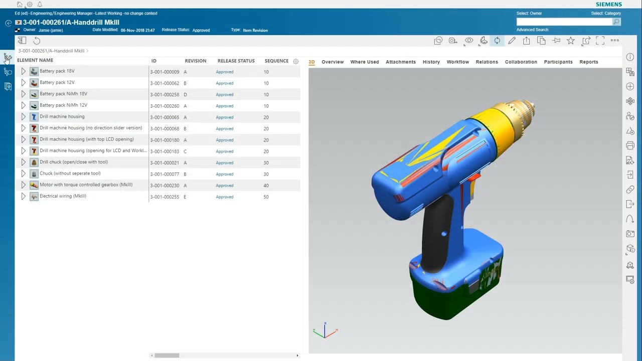 Teamcenter Product Configuration Management Demo with Active Workspace