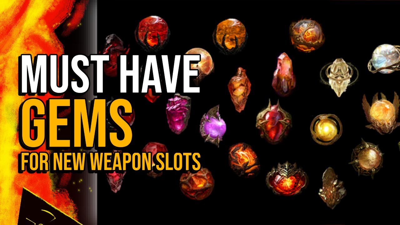 Which 1 star 2 star and 5 star gems are a MUST in the new slots? - Diablo Immortal