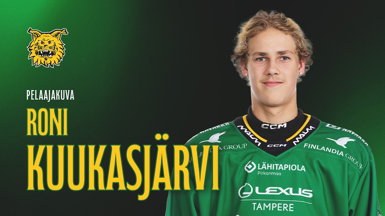 Pelaajakuvassa Roni Kuukasjärvi