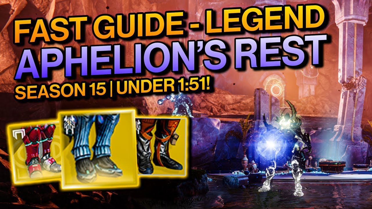 Destiny 2: FAST Platinum APHELION'S REST Legend Lost Sector Guide - Fast & Easy - Season of the Lost