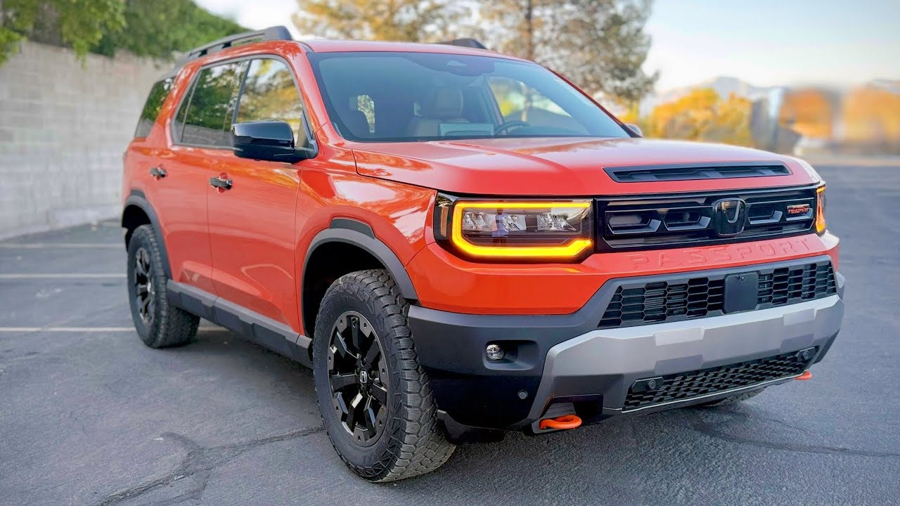 2026 Honda Passport TrailSport Elite Walkaround | Orange Exterior + Brown Leather | Honda Butler
