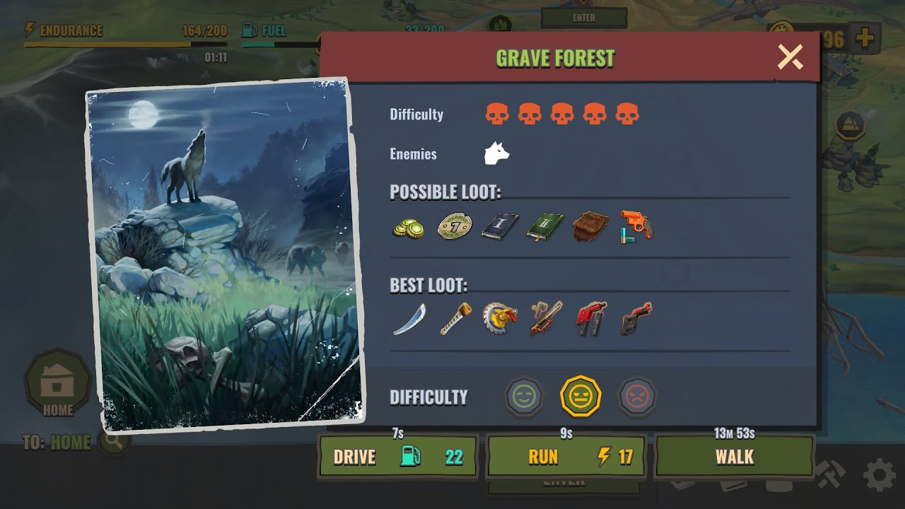 Days After : Grave Forest - Twin Wolves (Medium)