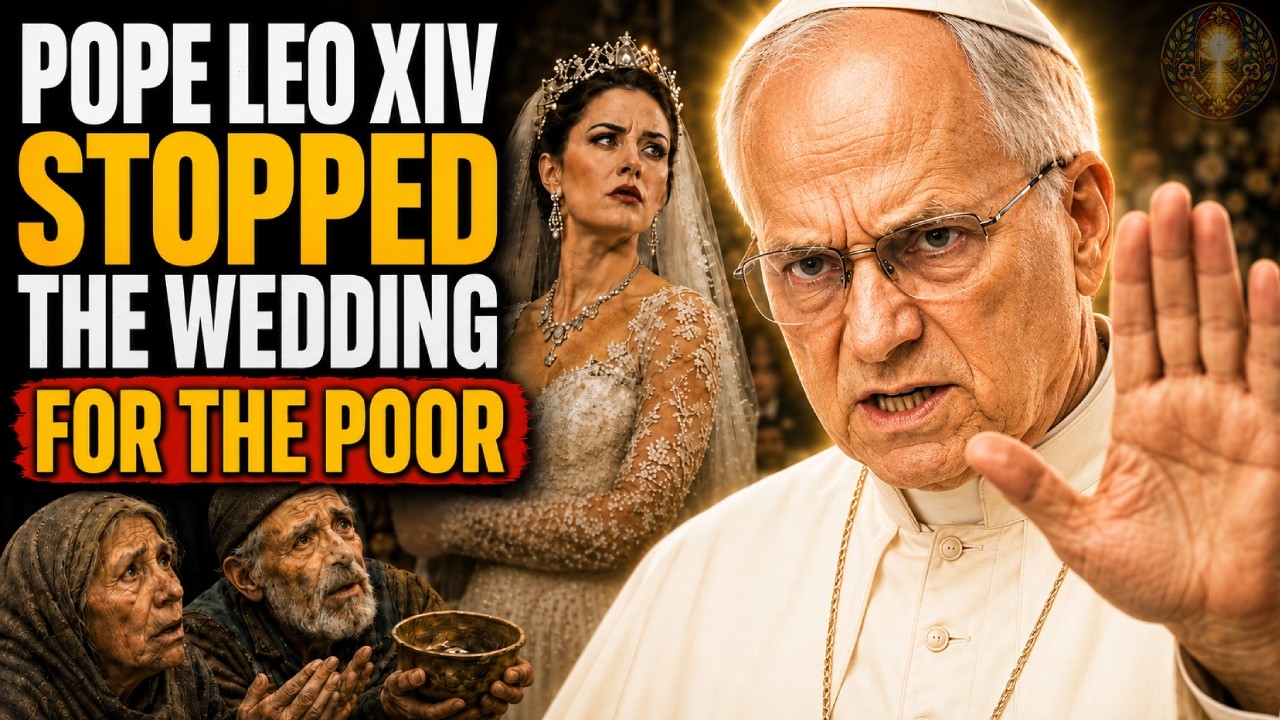 Pope Leo XIV STOPPED The Royal Wedding When The Bride Said, 