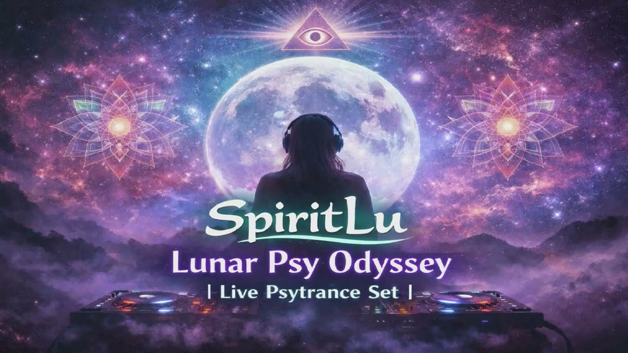 SpiritLu - Lunar Psy Odyssey (Live Psytrance Set)