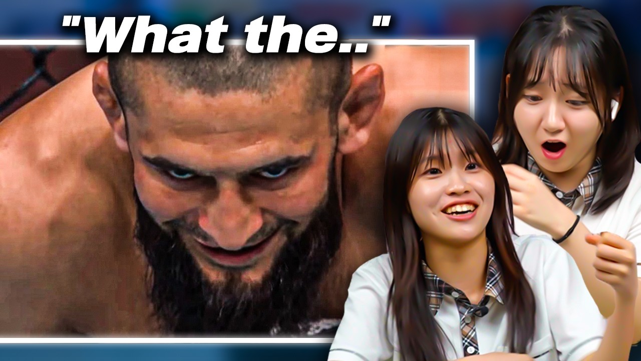 Korean Teen Girls Shocked By UFC All-Time Best Finishes & Rank The Fighters | 𝙊𝙎𝙎𝘾