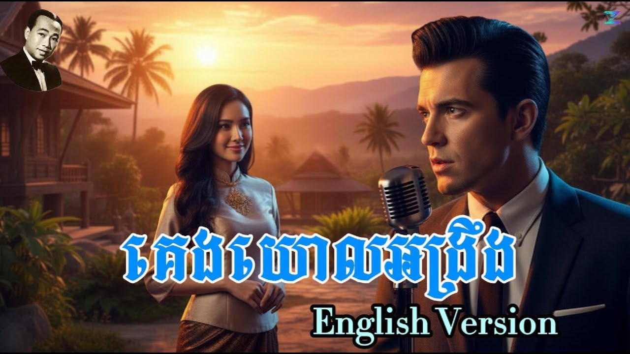 គេងយោលអង្រឹង សំនៀងដើម ស៊ីន ស៊ីសាមុត Cover English Version#muziczone  #sensesamuth #coversong #music