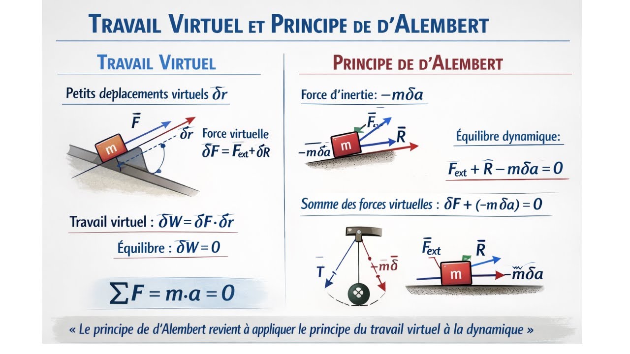 Travail virtuel : comprendre la dynamique autrement 