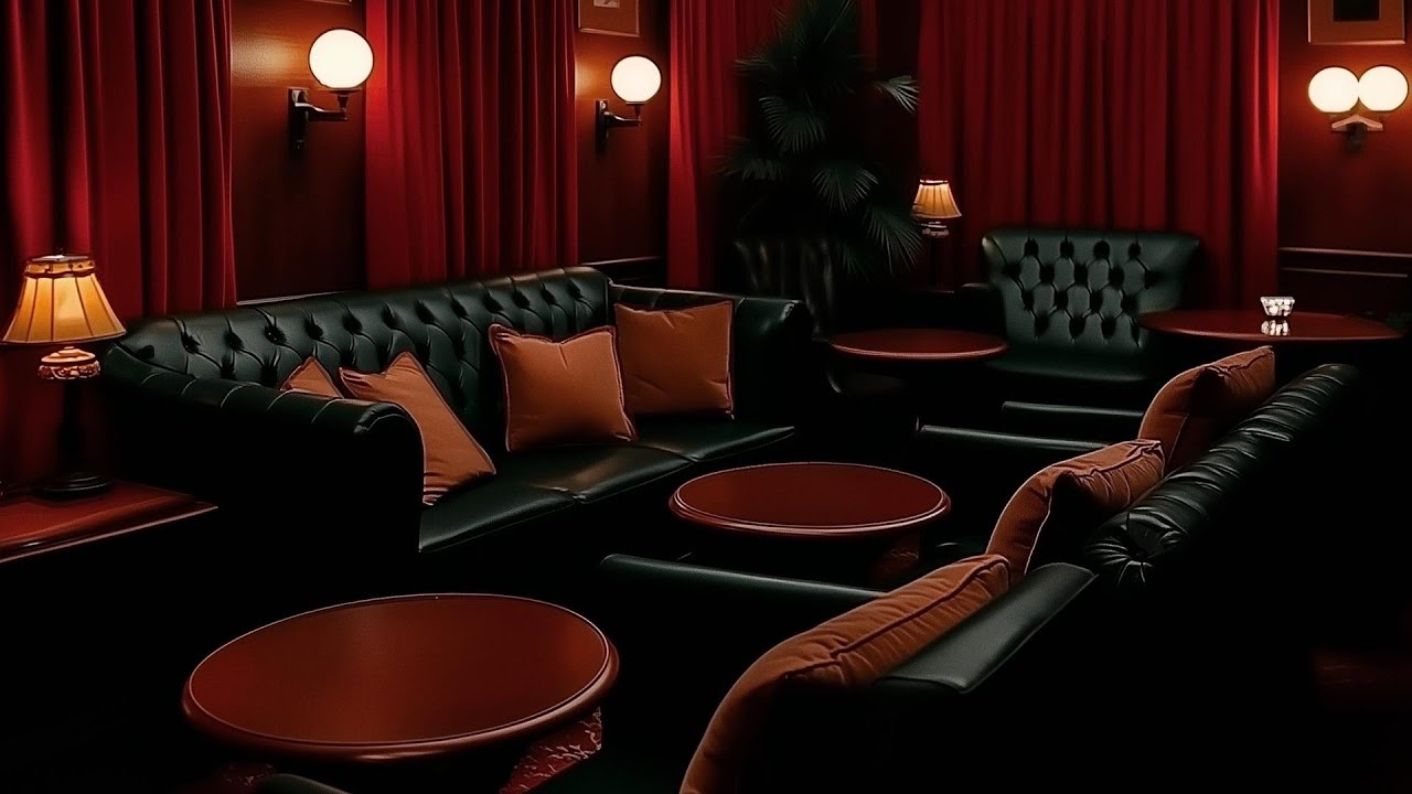 1940's new york with vintage jazz on a rainy night