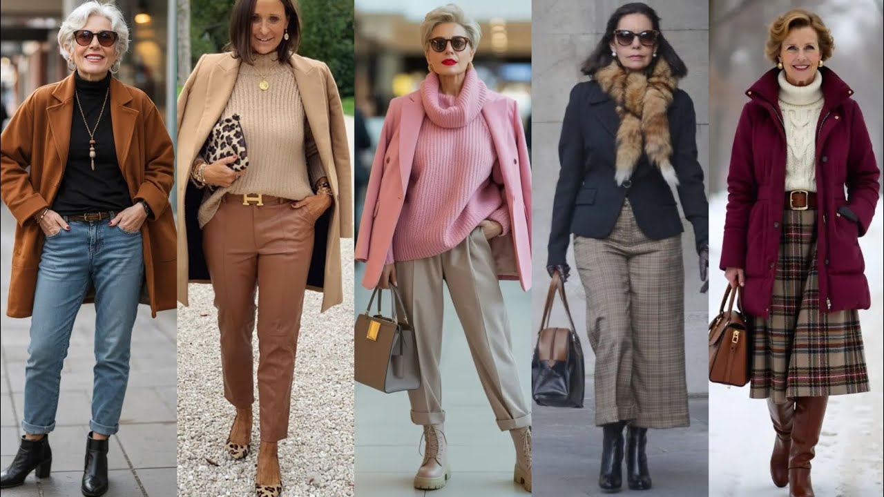 Natural Older Women OVER 50  | NewTrends Fashion For Women |winter/winter ☃️ ❄️ FallFashion 2026