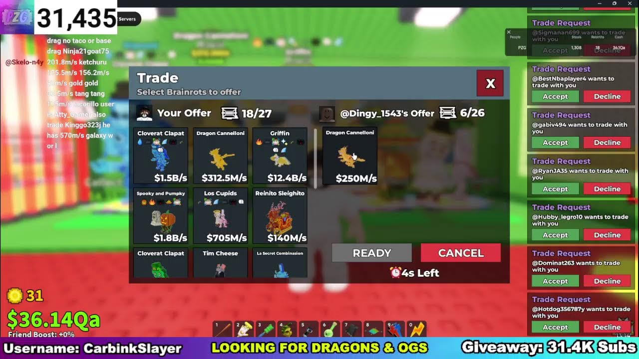 🔴SAB TRADING LIVE | SAB GIVEAWAYS LIVE | SAB DUELS LIVE | NEW TRADING MACHINE | ADMIN ABUSE