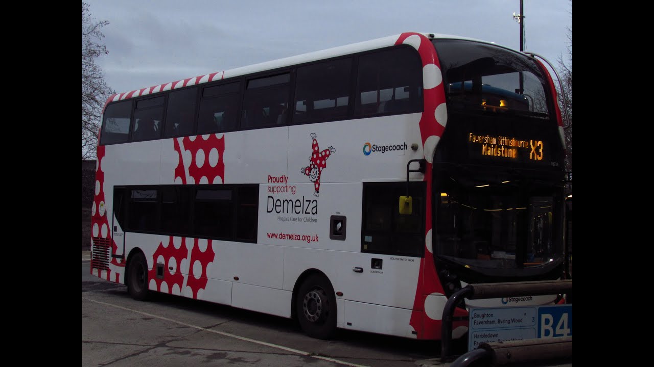 Stagecoach South East - X3 Canterbury to Maidstone - Timelapse
