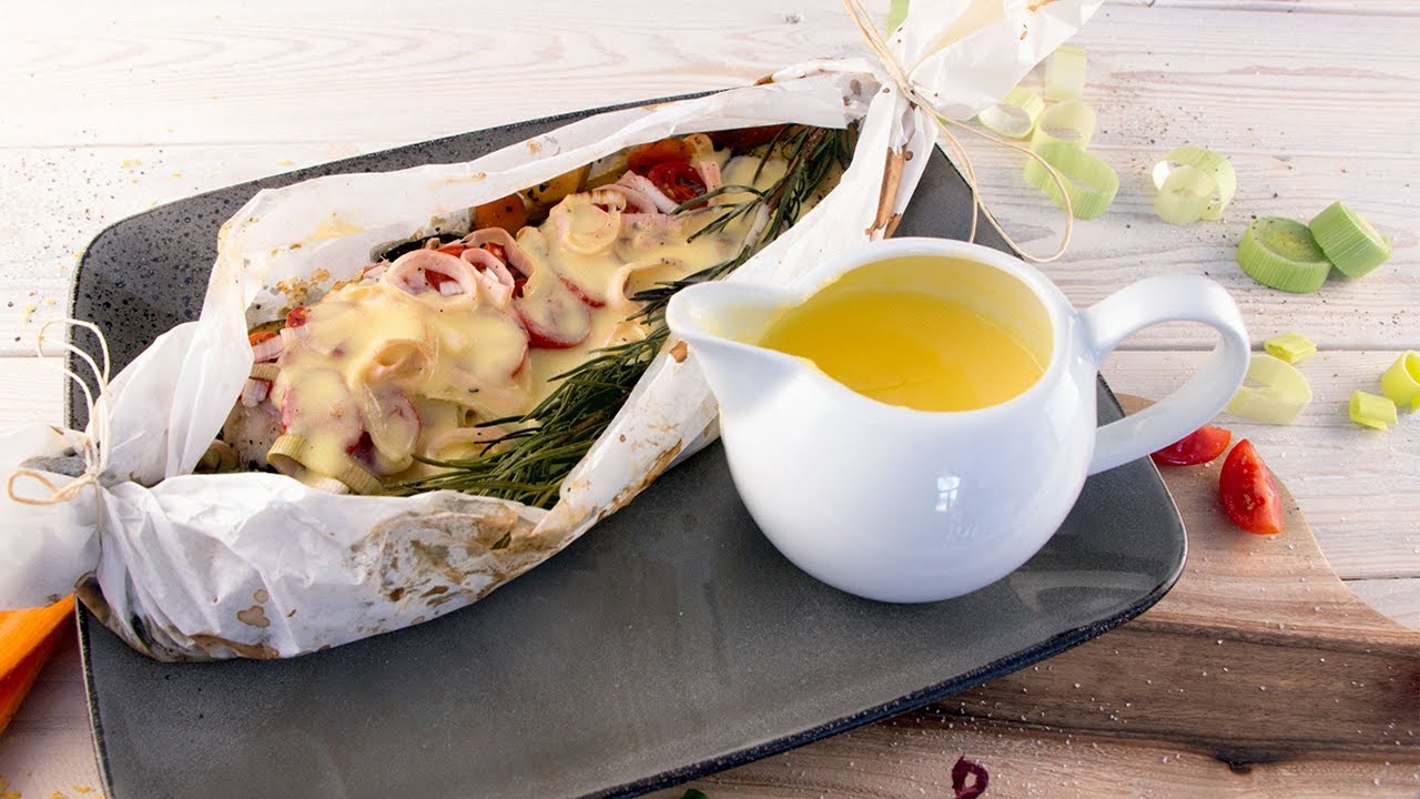 Seelachs-Kartoffelp&auml;ckchen mit Zitronen-Hollandaise