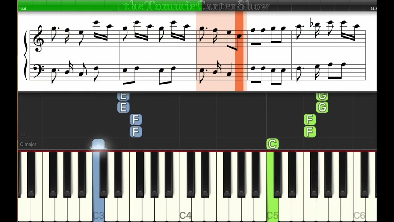 Nannerl's Notebook #55 | Piano Tutorial | Synthesia | Practice Songbook Music | Leopold Mozart