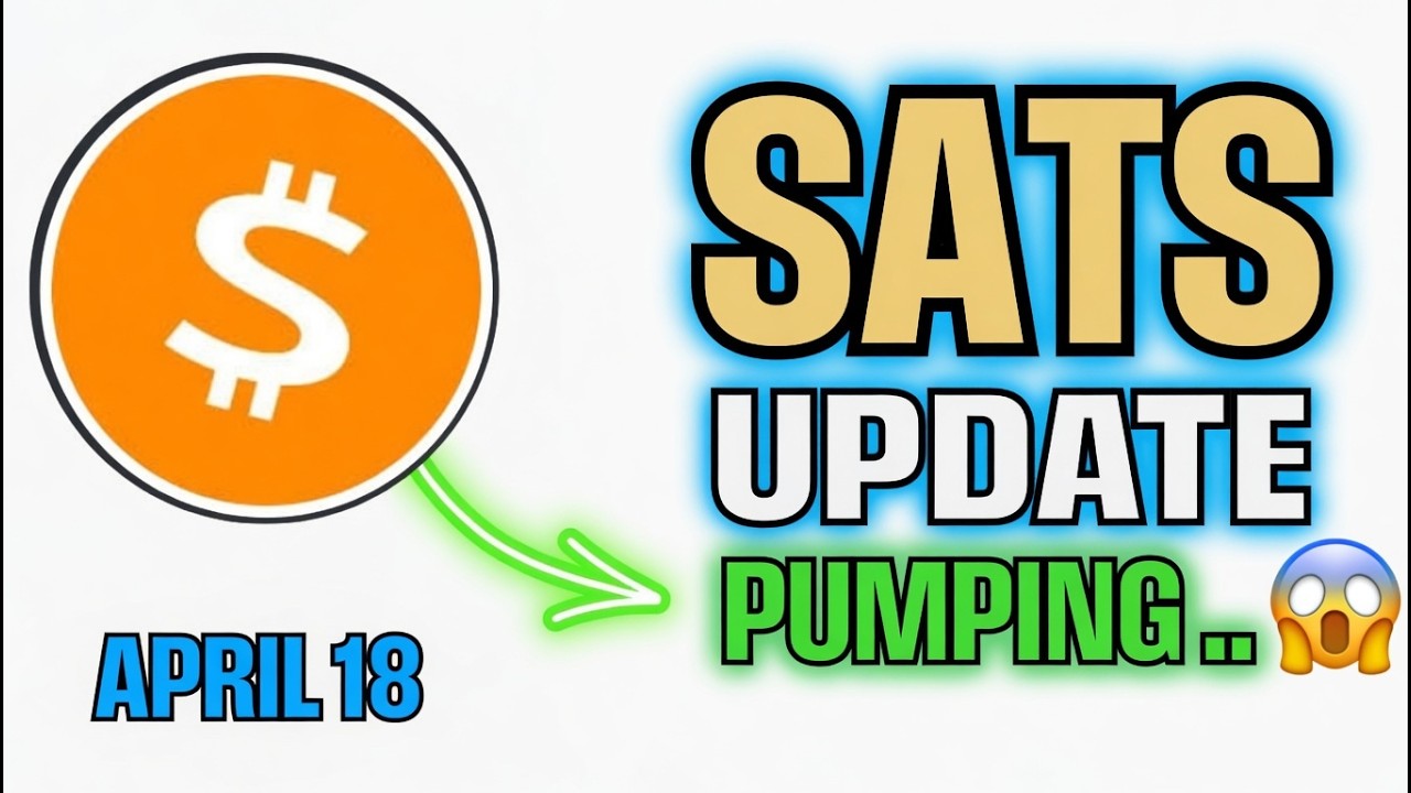 Sats Ordinals Crypto BUY THE DIP?  Sats Crypto Price Prediction| 1000sats ( April 18 )