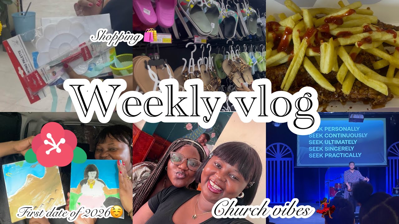 My Soft Girl Week ✨ Painting Date, Church & Mini Haul 🛍️💖