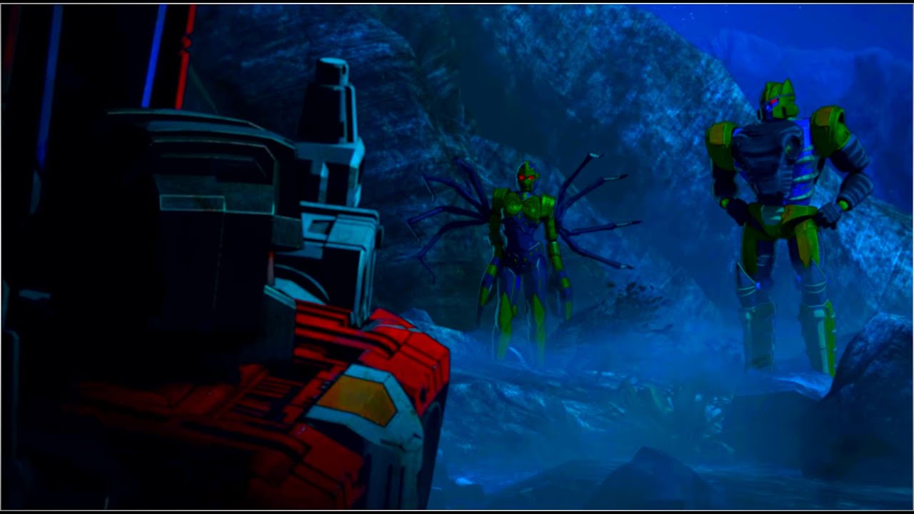 Transformers Kingdom BLACK ARACHINIA STARSCREAM & DINOBOT Go Hunting For The ALLSPARK!