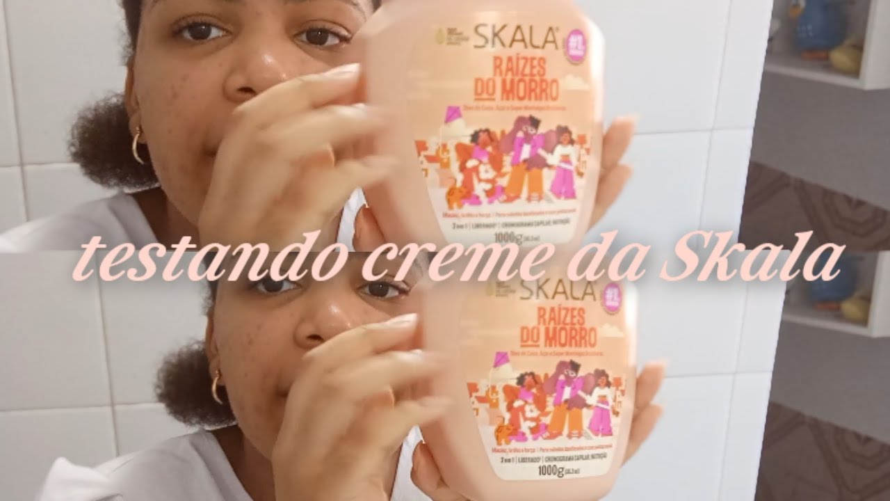TESTANDO O CREME DA SKALA COM VOCÊS 