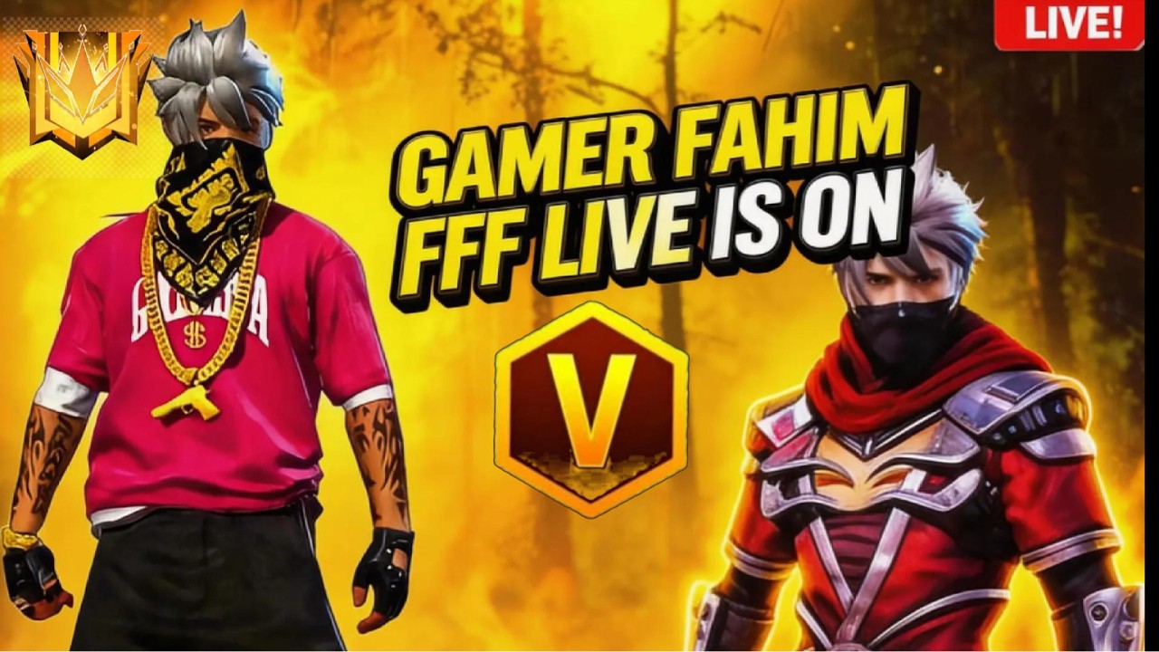 🔴 [LIVE ON] Top-1 Grandmaster Rank Push 🔥 Free Fire Live #shorts #gamerfahim#freefire