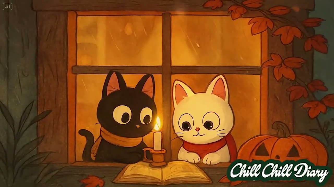 Autumn Rain Lo fi ☔ Cozy Beats for Study, Work & Relax