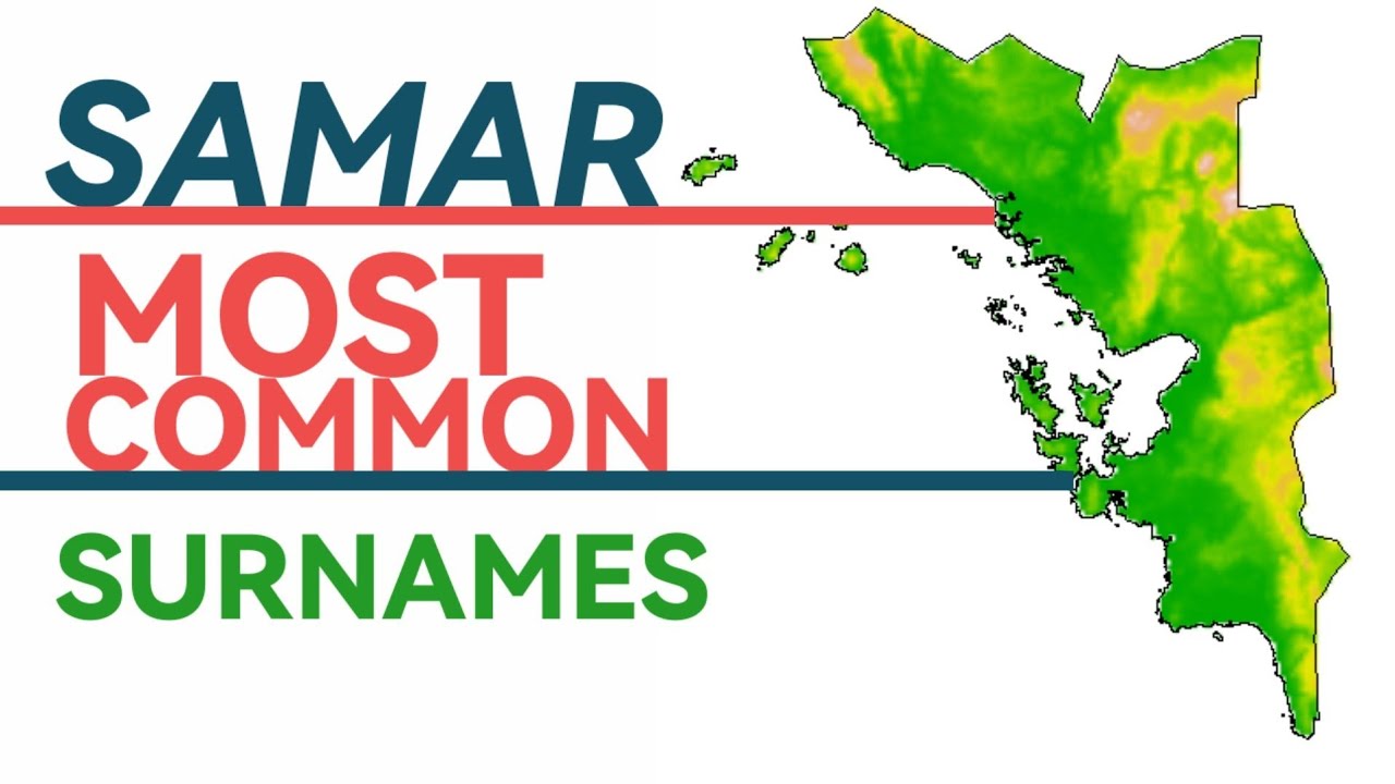 Samar top 10 most common surnames