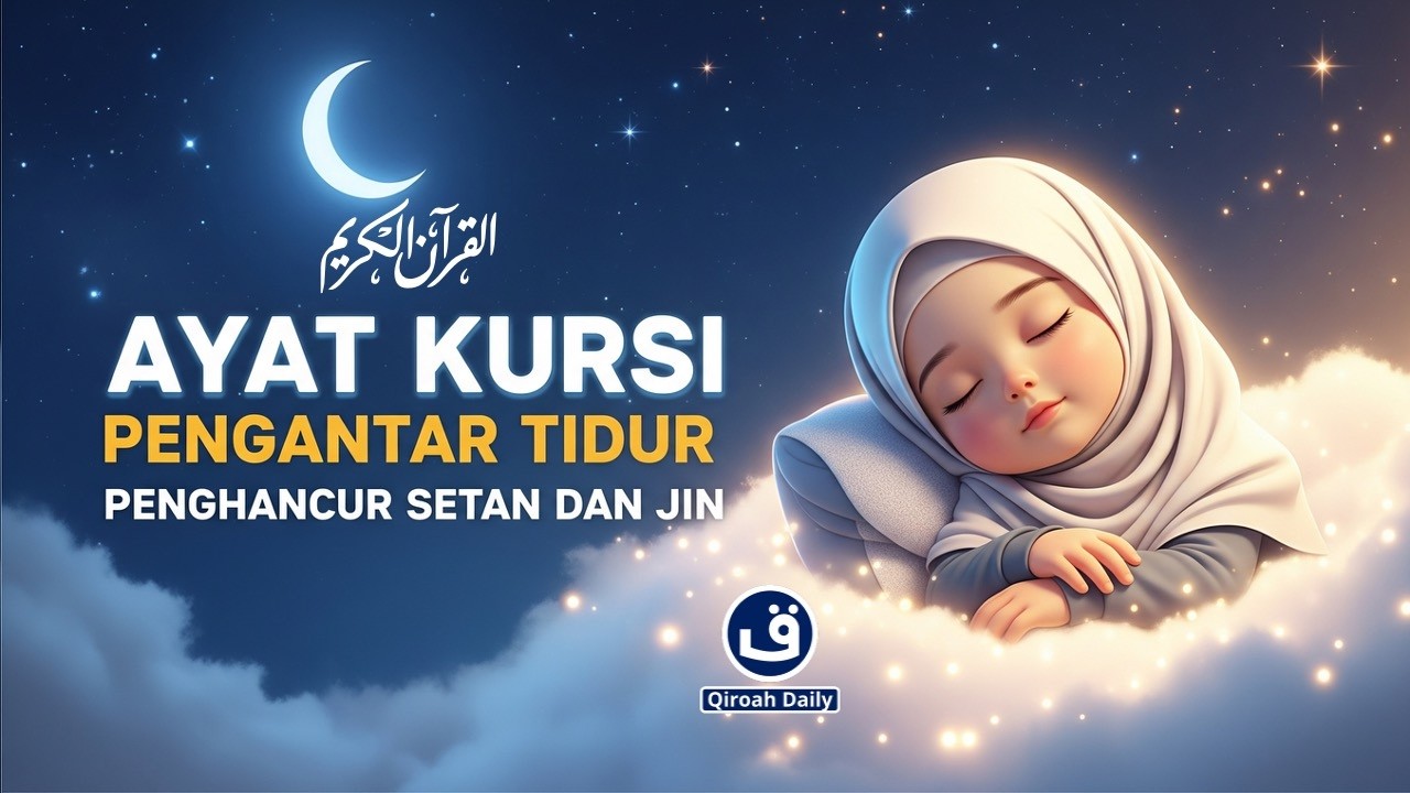 MUROTTAL PENGANTAR TIDUR PENENANG HATI DAN PIKIRAN | AYAT KURSI UNTUK PENGUSIR SYAITAN@qiroahdaily