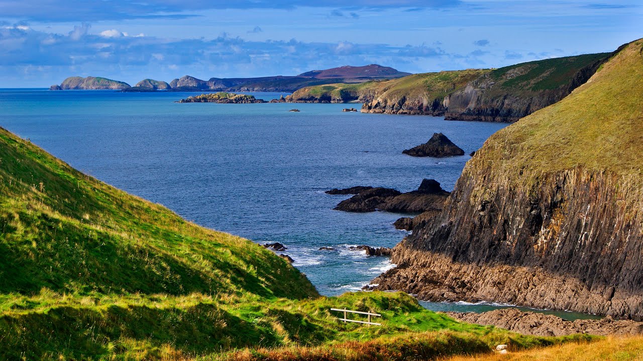 Caerfai Bay to Solva Harbour Pembrokeshire West Wales UK