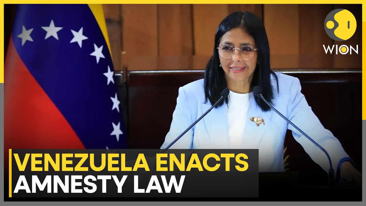 Venezuela Amnesty Law: Delcy Rodríguez Signs Amnesty Law for Political Prisoners in Venezuela |WION
