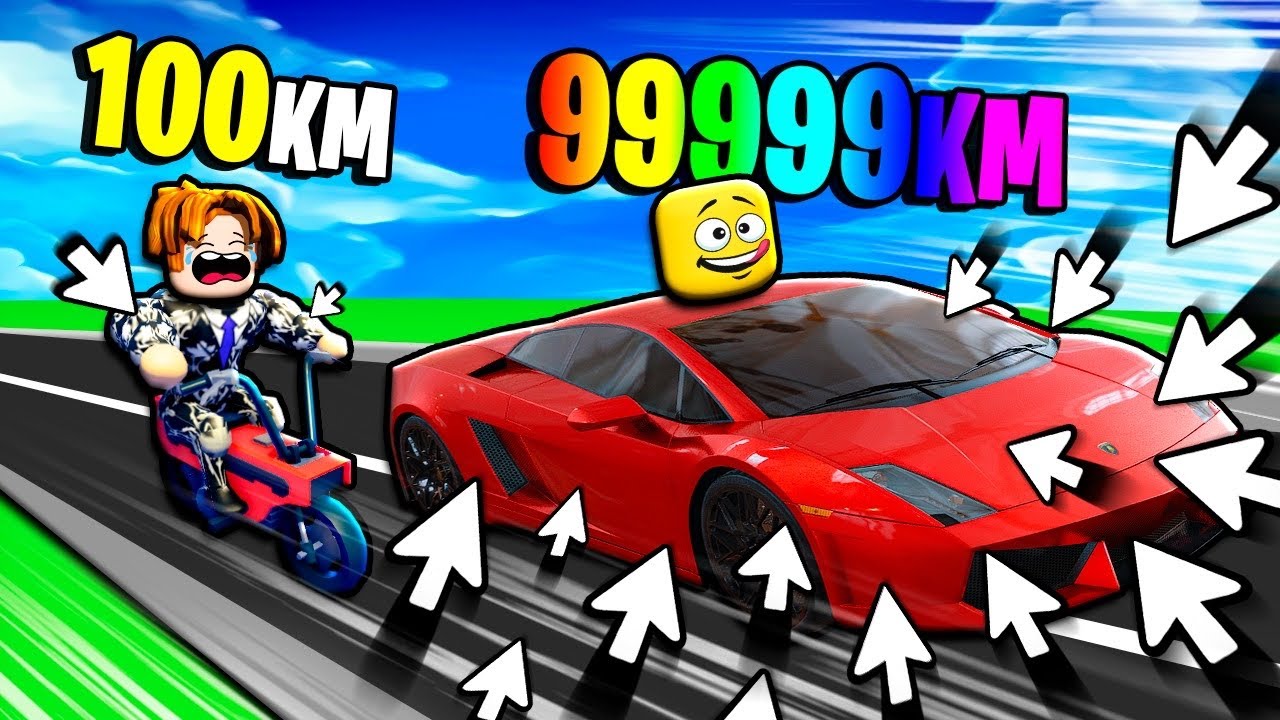 ENGOLI FUMAÇA NA CORRIDA MAS DEPOIS CONSEGUI O MELHOR VÉICULO DO ROBLOX (Max Speed)