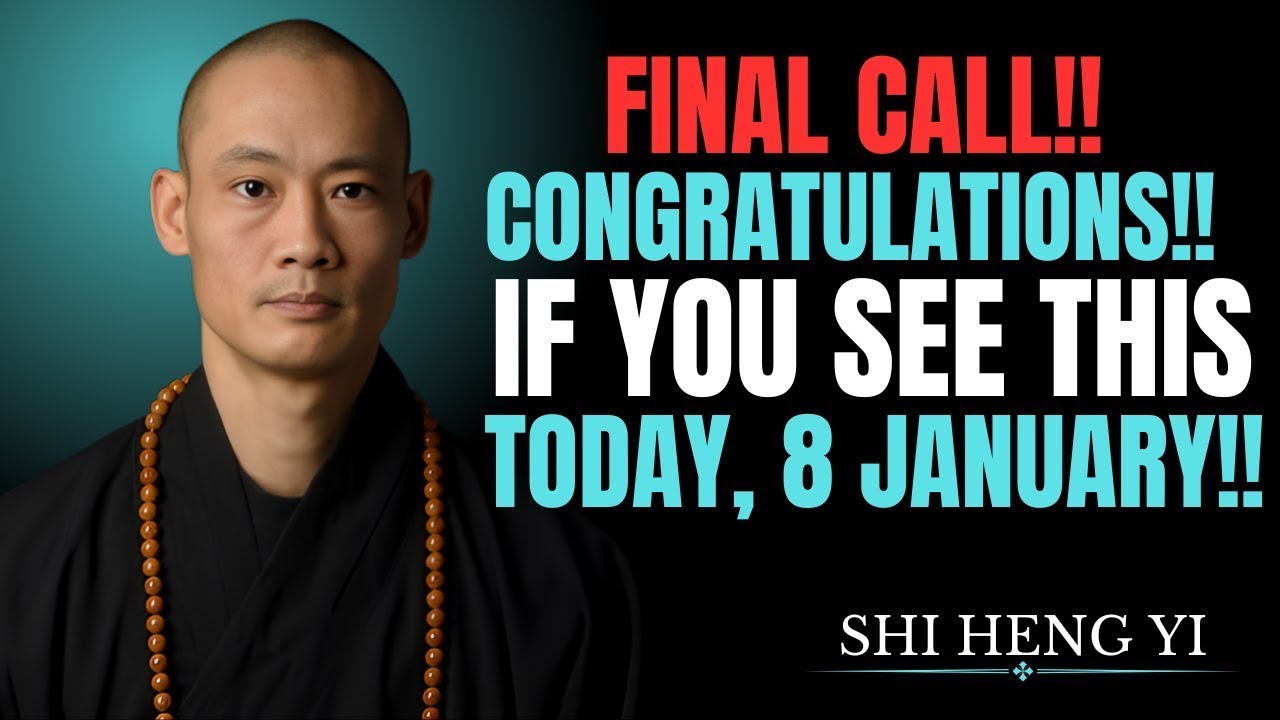 8 January 2026 Is NOT a Normal Day — GOD Said CONGRATULATIONS If You See This | Shi Heng Yi