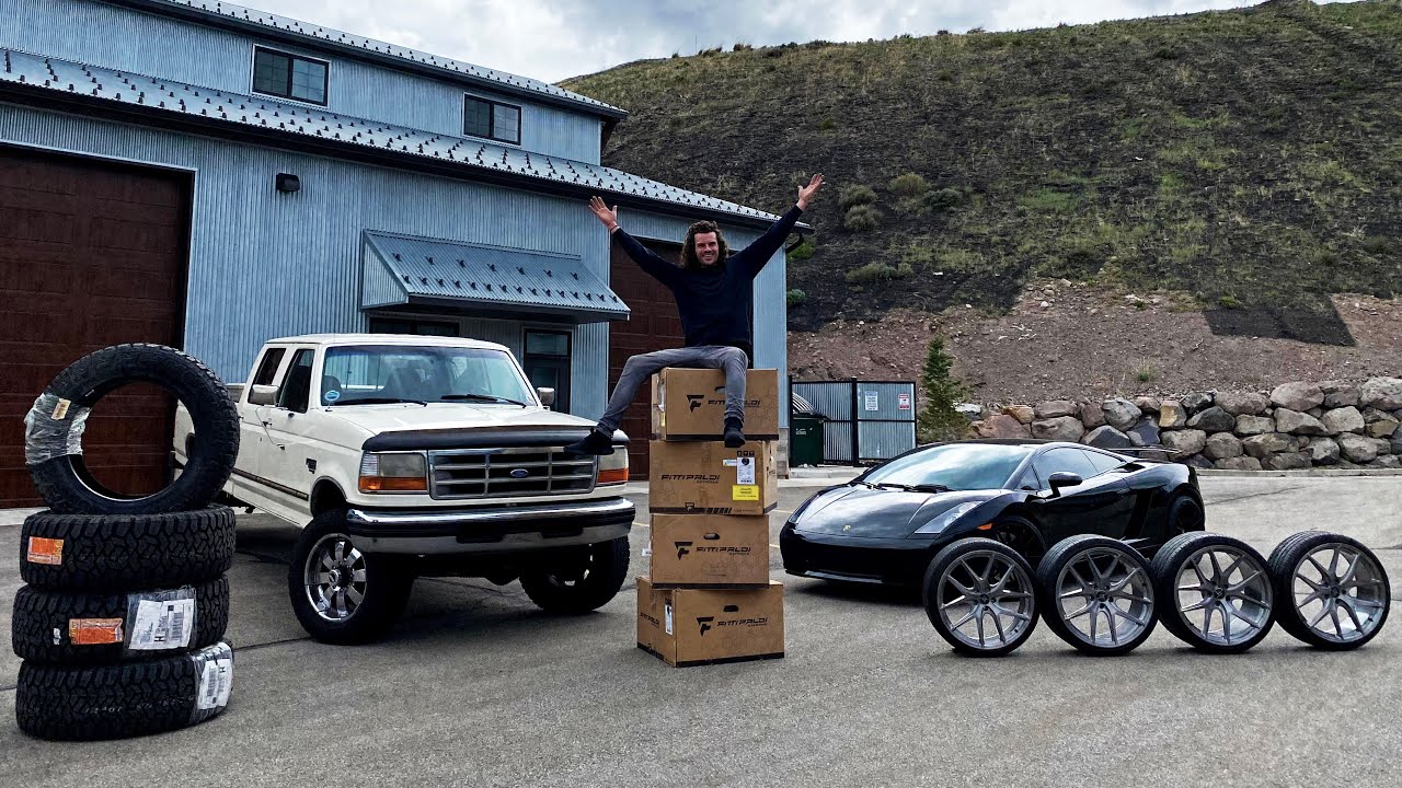 New Wheels For The Truck And Lambo!!