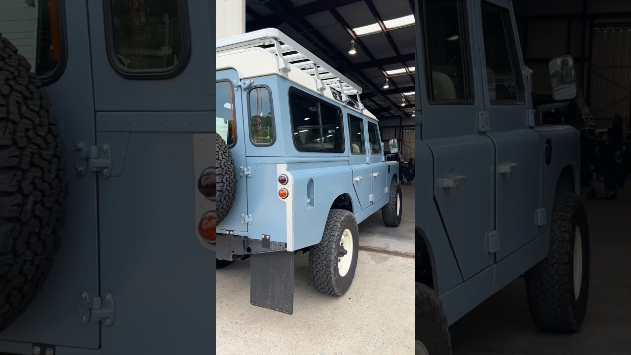 The Corvette Engine-Powered Custom Classic Land Rover Series 109 by HIMALAYA #landrover